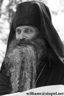 Blessed Seraphim lecturing on the 'Orthodox Revival in the Soviet Union as an Inspiration for American Orthodoxy' at the Saint Herman Summer Pilgrimage, August 1980 (2) - Copyright � The Blessed Seraphim Hermitage